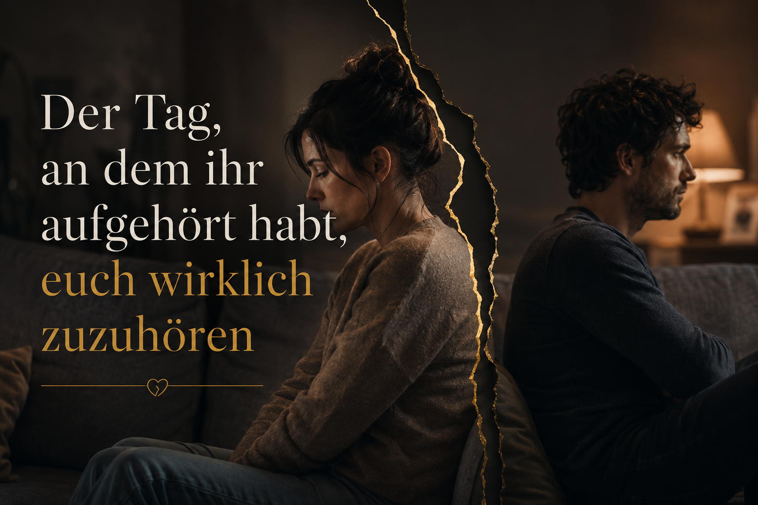 Der Tag, an dem ihr aufgehört habt, euch wirklich zuzuhören